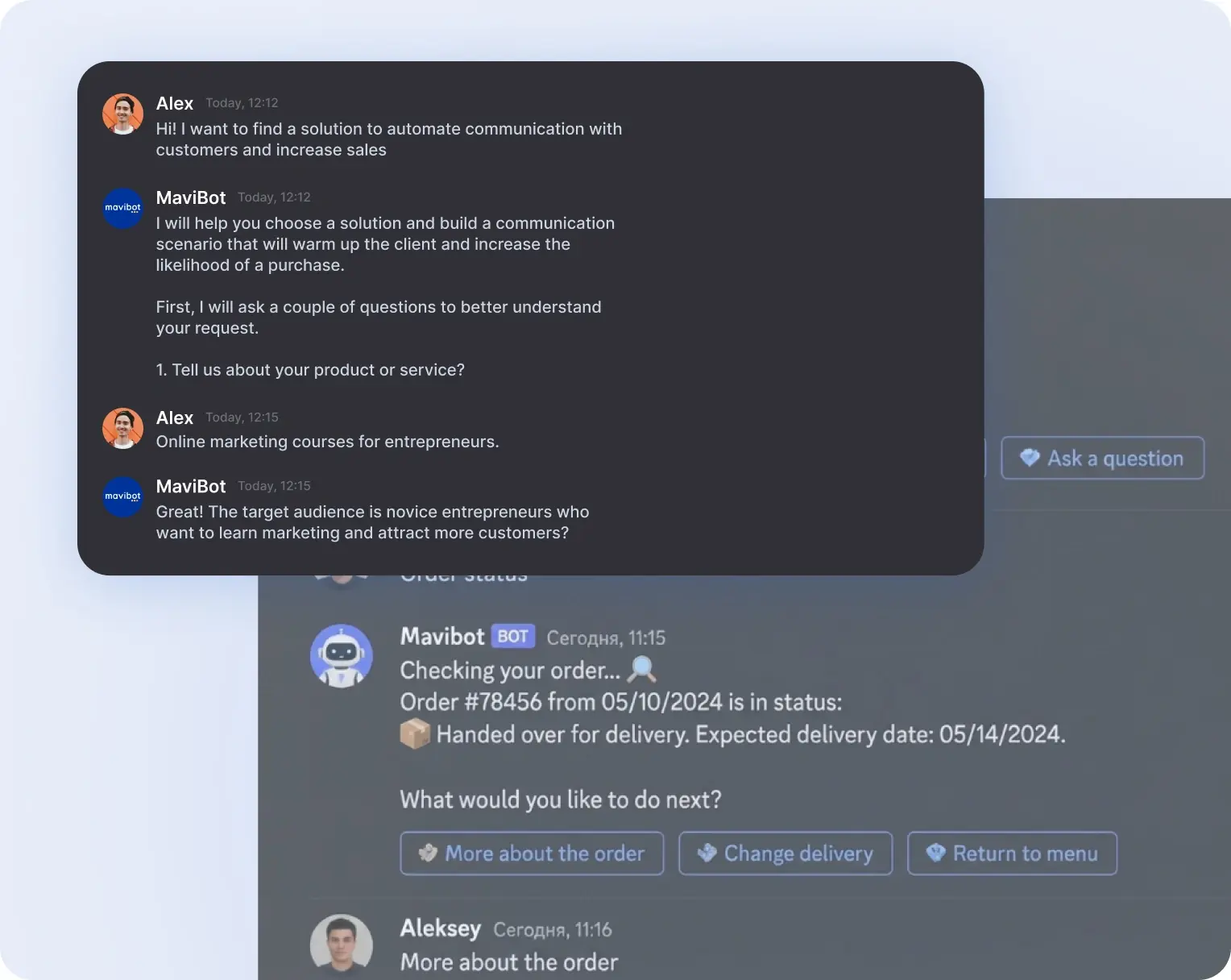 Verkauf durch intelligenten Chat