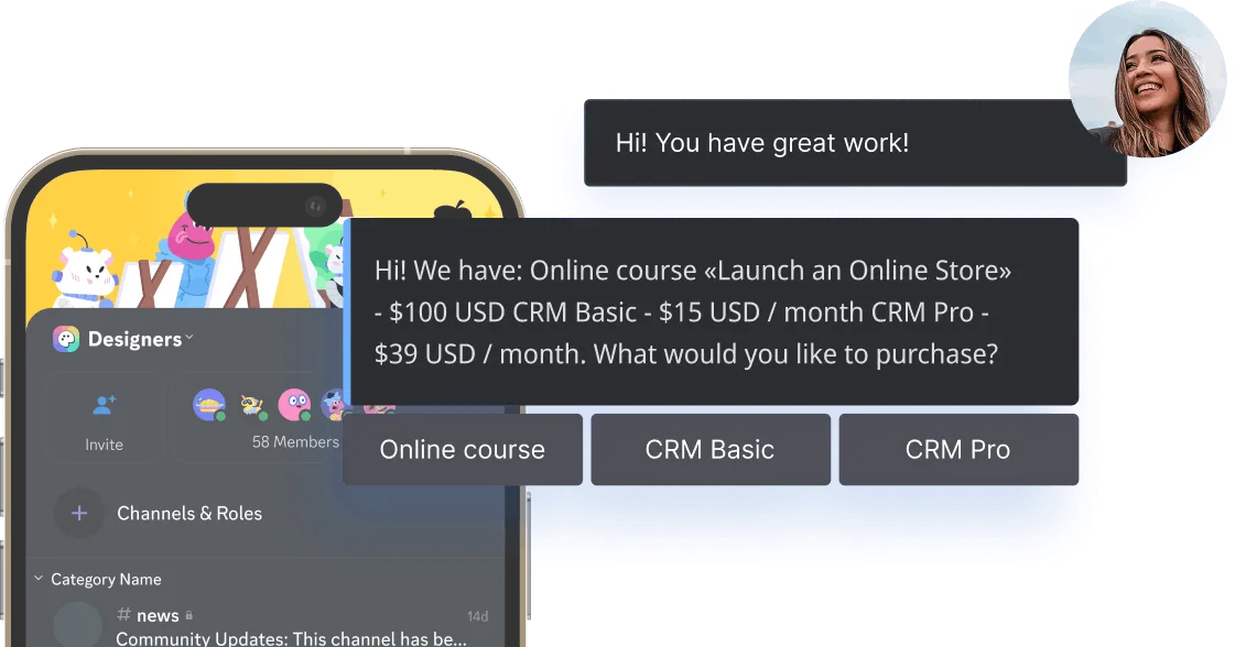 Mini-app in Discord bot