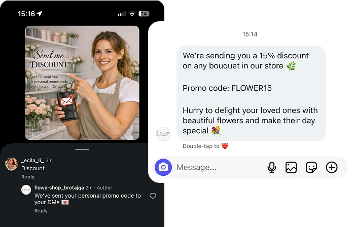 Instagram mailings