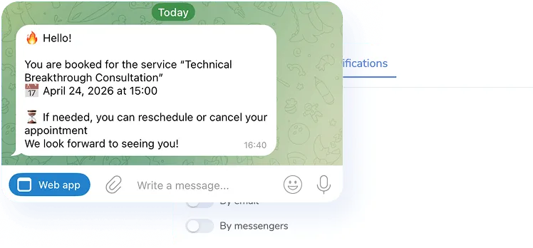 Booking analytics