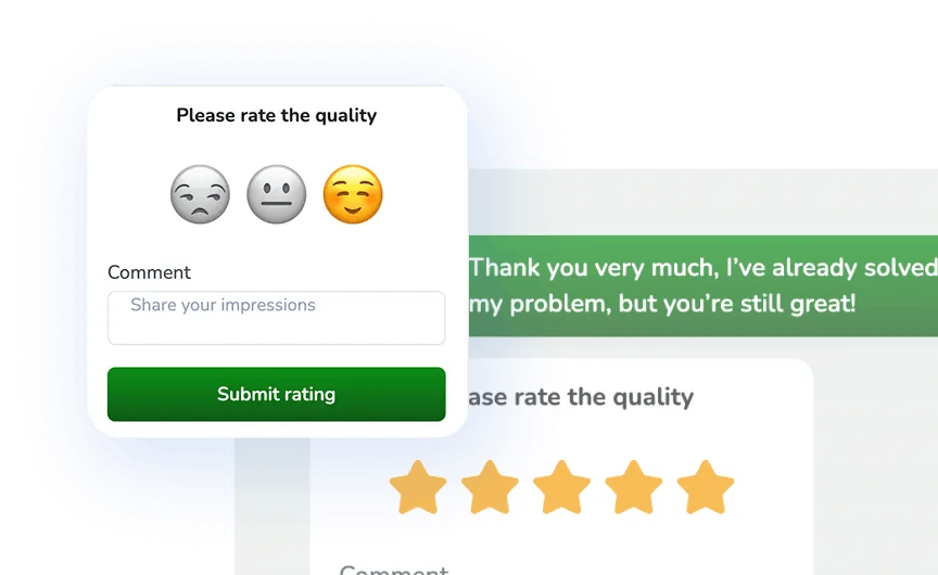 Quality assessment in live chat