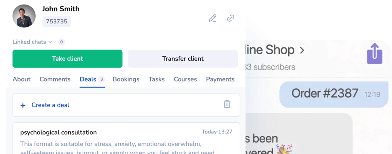 Membership clubs in Viber bot