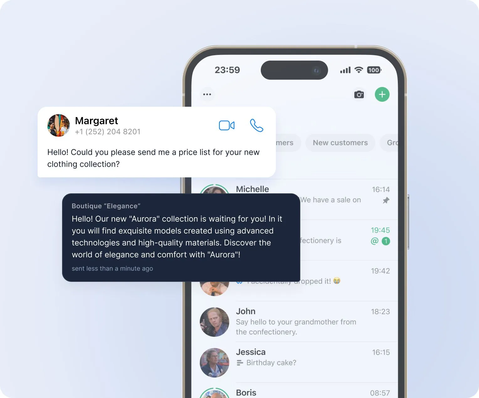 Support customers 24/7