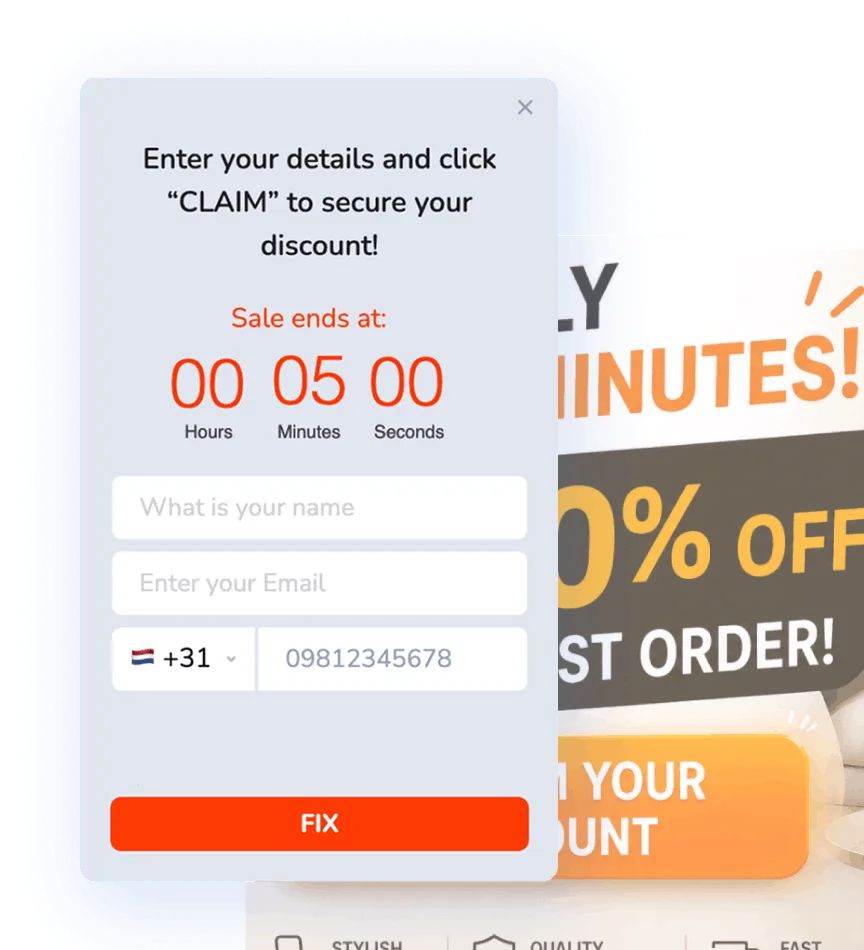 Application form widget